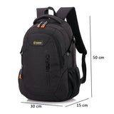 Men's Polyester Laptop Backpack Bag College Student Bag