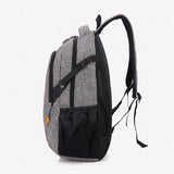 Men's Polyester Laptop Backpack Bag College Student Bag