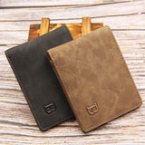 Men's Short Retro Frosted Wallet Multi-card Business Wallet