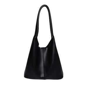 PU Leather Girls Shoulder Bag High Capacity Soft Handbags