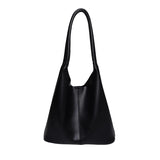 PU Leather Girls Shoulder Bag High Capacity Soft Handbags