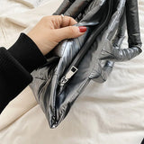 Casual Women Shoulder Space Bags High Capacity Multifunction Shopping