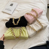 Daily Women Shoulder Bags Casual Chain Strap Handbag Large Capacity
