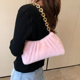 Daily Women Shoulder Bags Casual Chain Strap Handbag Large Capacity