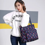 Women's Nylon Shoulder Bag Large Capacity Tote Shopping Bag