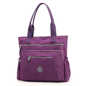 Nylon Messenger Bag Women Shoulder Handbag Large Capacity Tote Shopping Bag