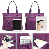 Women's Nylon Shoulder Bag Large Capacity Tote Shopping Bag