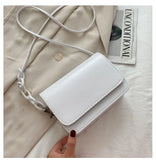 Mini Bag Women's Summer Solid Messenger Bag Female Holiday Party Chain Small Sho