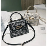 Vintage Mini Crossbody Bag for Women High Zipper Handbag Tote Female Flap
