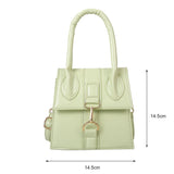 Mini Crossbody Bag PU Leather Top-Handle Ladies Shoulder Casual Messenger Handba