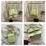 Mini Crossbody Bag PU Leather Top-Handle Ladies Shoulder Casual Messenger Handba