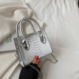 Mini PU Leather Shoulder Messenger Bag for Women