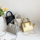 Mini PU Leather Shoulder Messenger Bag for Women