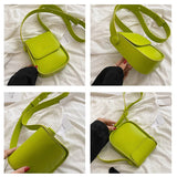 Mini PU Leather Crossbody Bag for Women Summer Shoulder Side Bag Clutch Bolsas