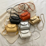Mini Crossbody Shoulder Bag PU Leather Messenger Handbag