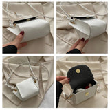 Mini Crossbody Shoulder Bag PU Leather Messenger Handbag
