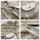 Mini Crossbody Shoulder Bag PU Leather Messenger Handbag
