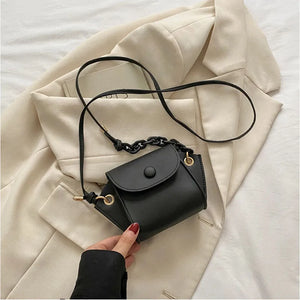 Mini Crossbody Shoulder Bag PU Leather Messenger Handbag