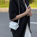 Mini Crossbody Shoulder Bag PU Leather Messenger Handbag