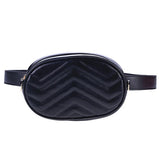 Women's Small PU Leather Waist Pack Cross Body Bag
