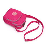 Women's Large Screen Canvas Phone Messenger Bag