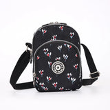 Women's Large Screen Canvas Phone Messenger Bag