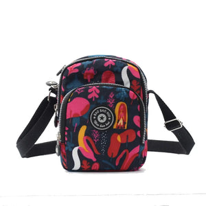 Women's Large Screen Canvas Phone Messenger Bag