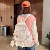 Multi-function Nylon Women Backpacks Female Waterproof Back Bag Portable Harajuk