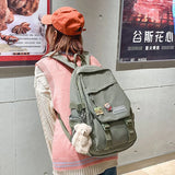 Multi-function Nylon Women Backpacks Female Waterproof Back Bag Portable Harajuk