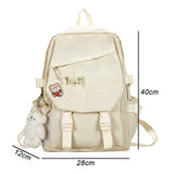 Multi-function Nylon Women Backpacks Female Waterproof Back Bag Portable Harajuk