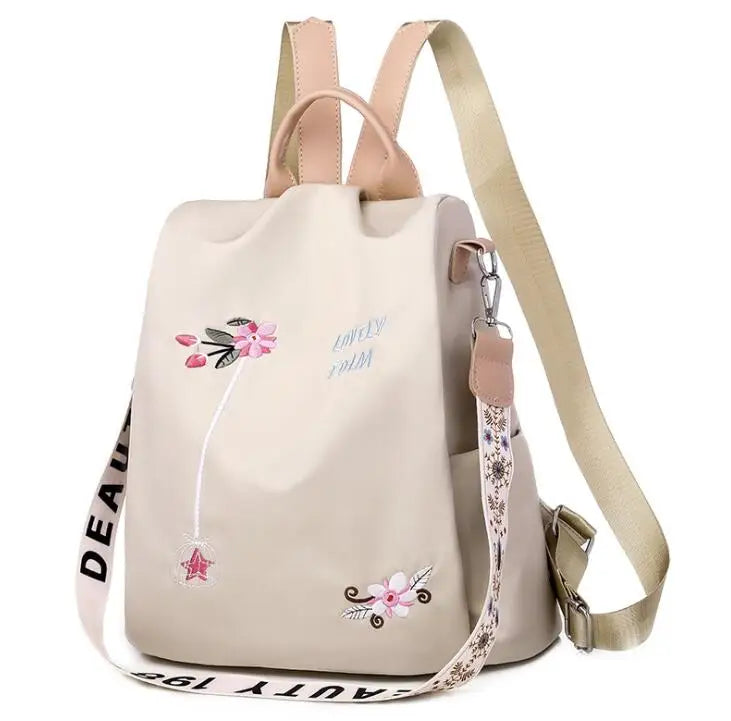 Anti-theft Backpack Oxford Travel School Bag