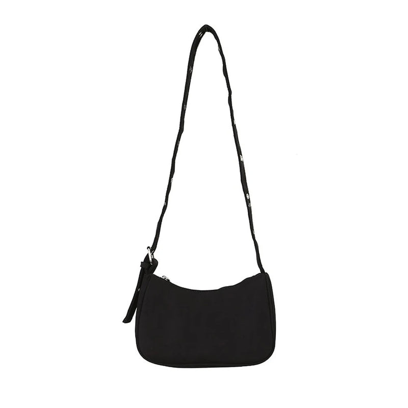 Nylon Shoulder Underarm Bag For Women Female Casual Street Crossbody Bags