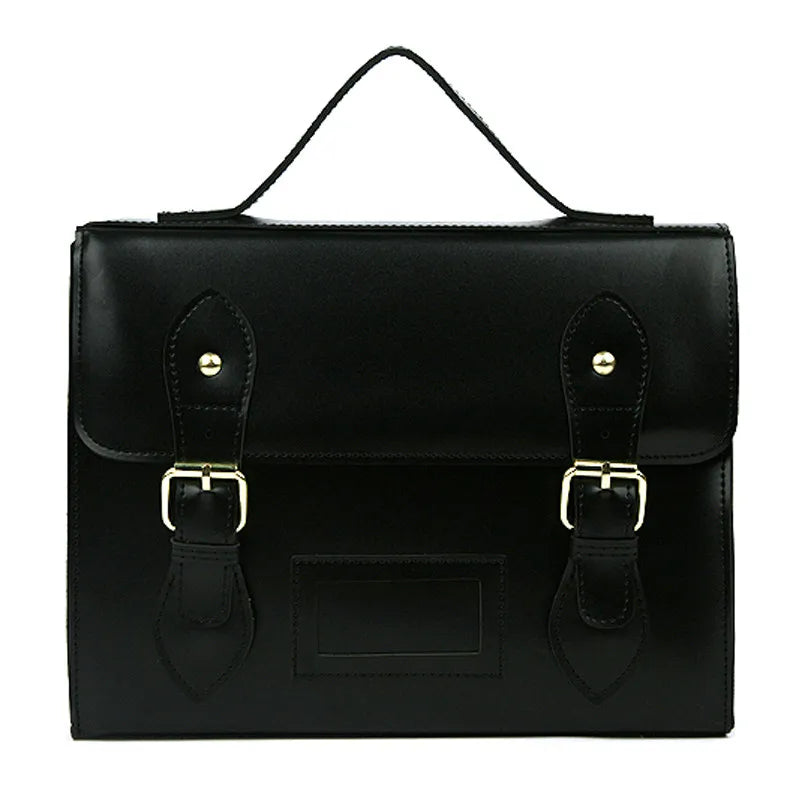 Vintage Oil Pu Leather Women Messenger Bag Handbag Shoulder Crossbody