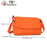 Oxford Cloth Ladies Shoulder Crossbody Bag Portable Travel Zipper Handbag