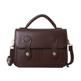 PU Diagonal Cross Bag Female Shoulder Bag Solid Handbags Women Messenger Bags
