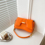 PU Female Niche Chain Belt Bag Portable Messenger Bag Large Capacity