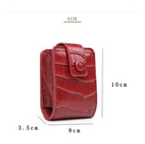 PU Leather Business Card Holder with Mirror