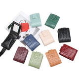 PU Leather Business Card Holder with Mirror