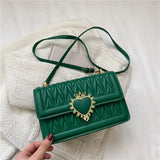 Women's PU Leather Shoulder Messenger Bag Crossbody Handbag