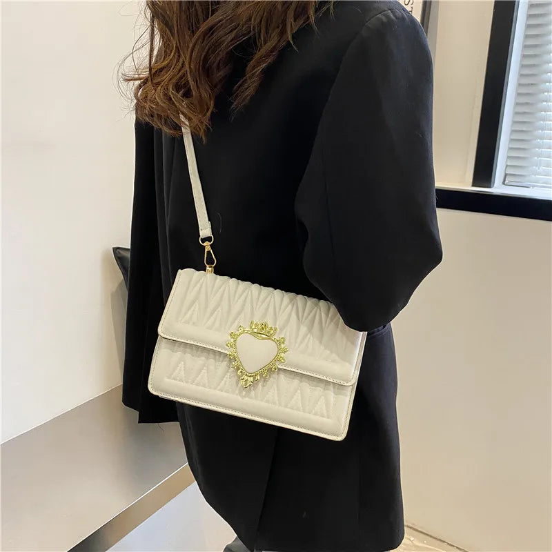 PU Leather Shoulder Messenger Bag for Women Handbag Crossbody Bolsa Feminina