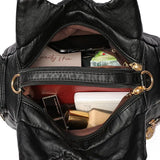PU Leather Women Handbag Soft Large Capacity Messenger Tote Bag