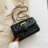 PU Leather Women Shoulder Bag Satchels Solid Female Crossbody Leisure Hasp Party