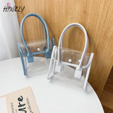 Women's Waterproof Transparent Tote Purse PVC Beach Handbag