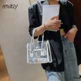 Women's Waterproof Transparent Tote Purse PVC Beach Handbag