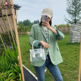 Women's Waterproof Transparent Tote Purse PVC Beach Handbag