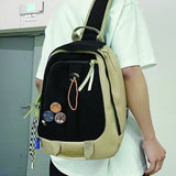 Large Capacity Chest Bag Anti Theft Travel Rucksack