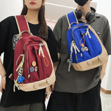 Large Capacity Chest Bag Anti Theft Travel Rucksack