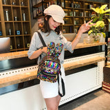 Colorful Sequined Rabbit Ears Backpack for Anime Fans