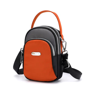 Phone Bag Shoulder Wallet Case with USB Hole for Samsung/iPhone