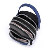 Phone Bag Shoulder Wallet Case with USB Hole for Samsung/iPhone